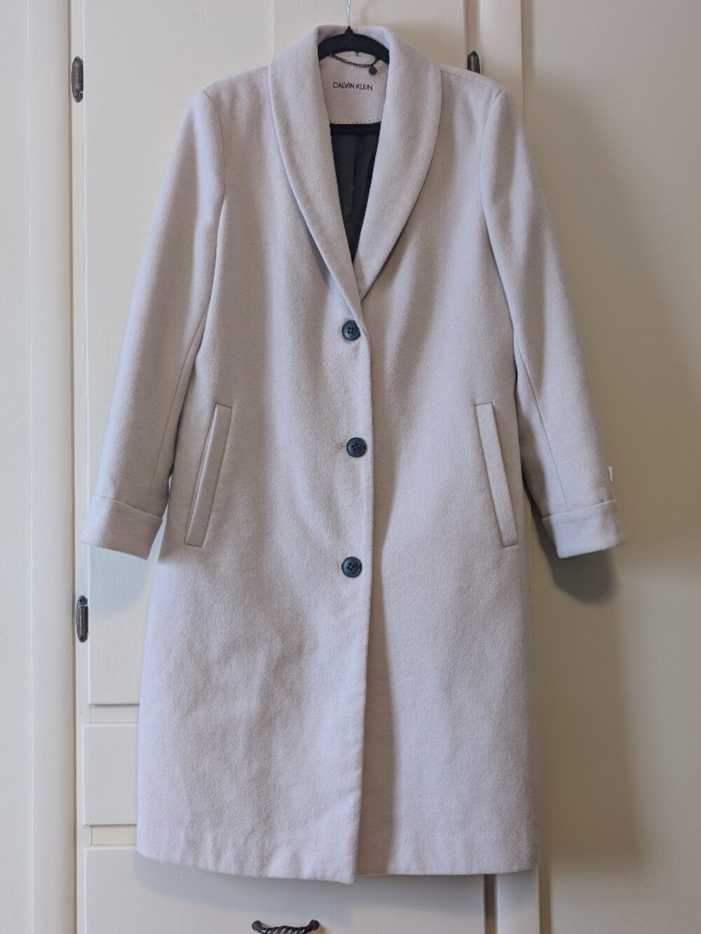 Calvin Klein Blush Overcoat